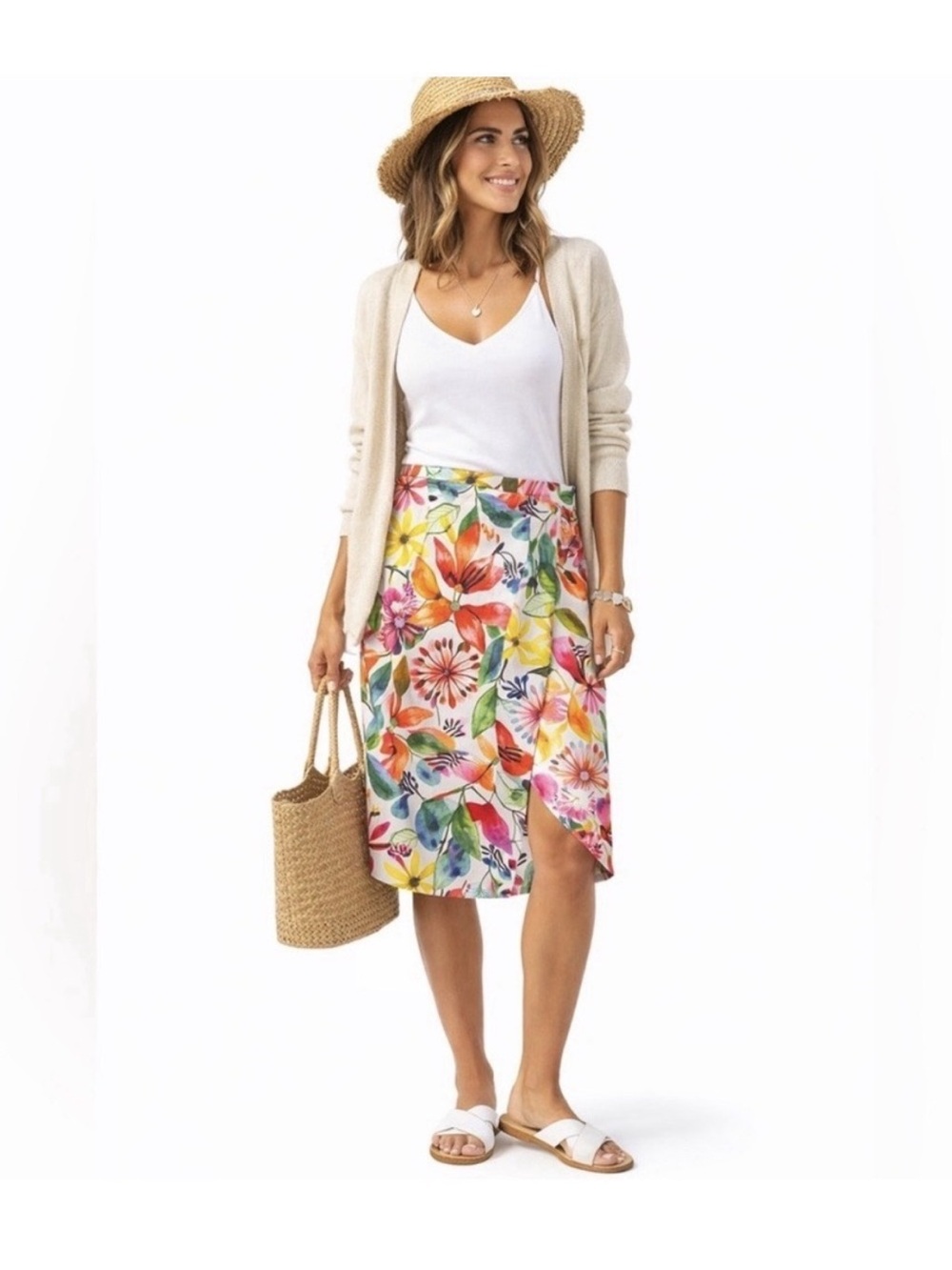 RipSkirt Hawaii Wildflower
Watercolor Wrap Skirt Floral Size Large